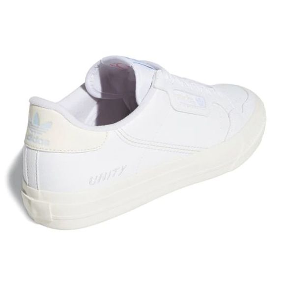 NEW Kid's Size 4 ADIDAS Unity x Continental Vulc Shoes Cloud White EH1808 - Picture 3 of 6
